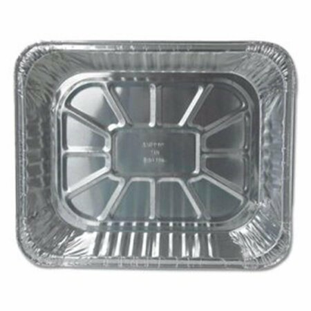 DURABLE PACKAGING Aluminum Half Size Deep Steam Table Pans, Silver 6132100